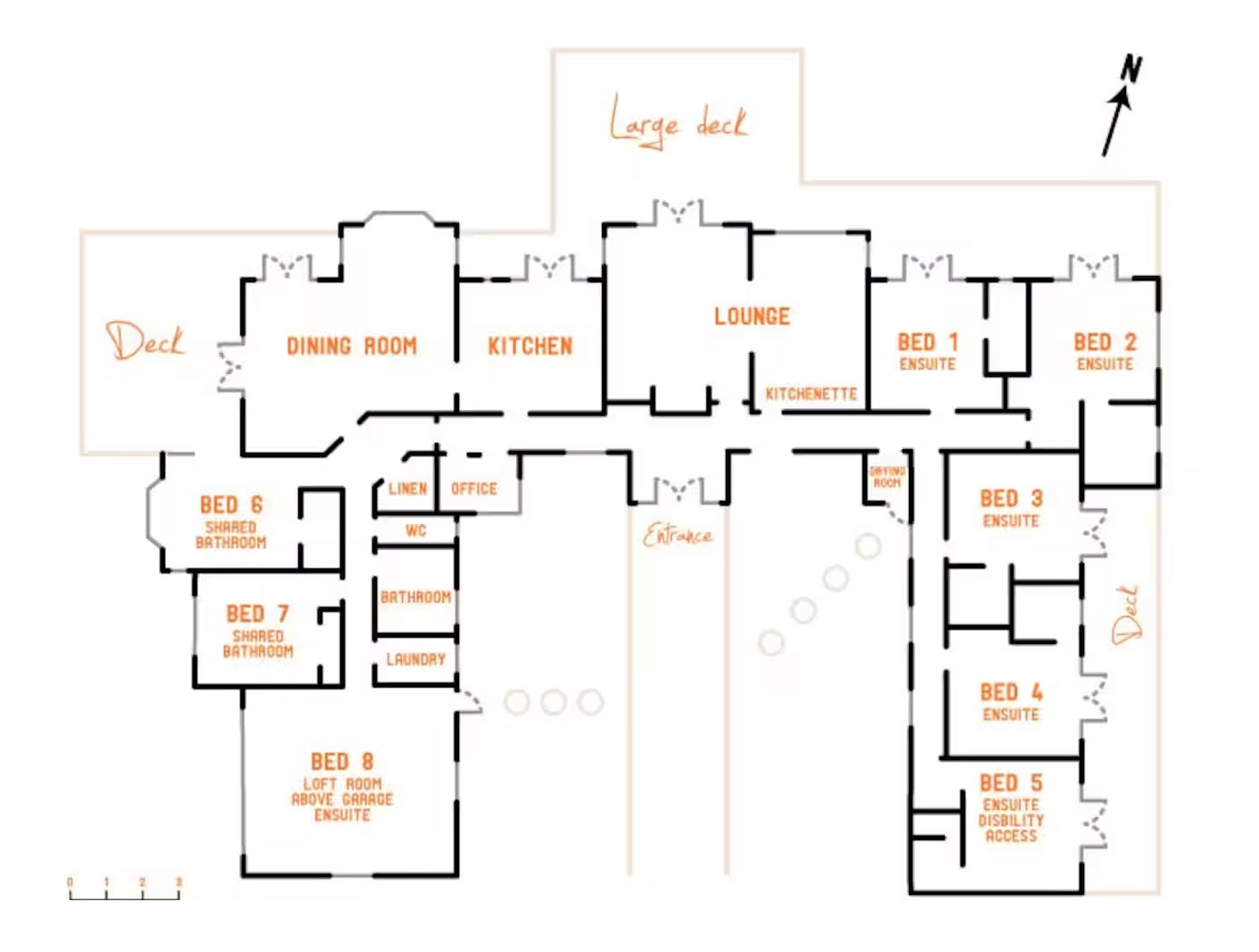 nz airbnb floorplan